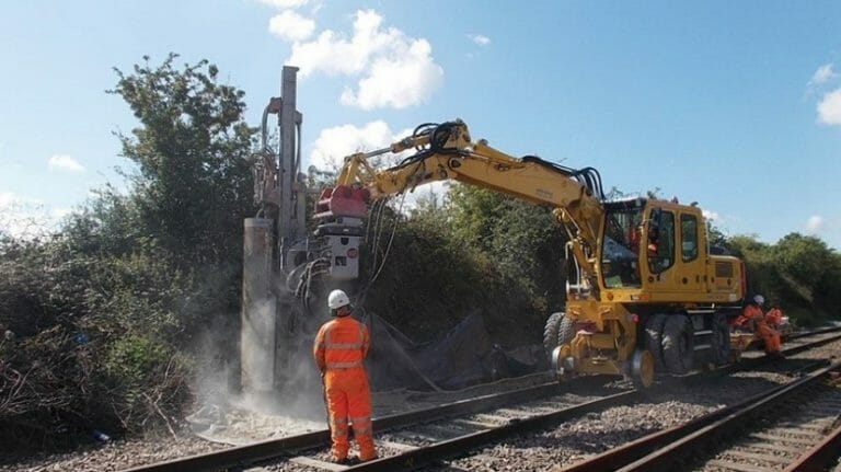 Rail Piling, Fencing & Lineside Civils | Force Rail | Geotechnical ...