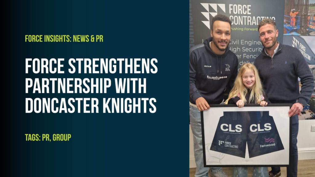 Force Contracting Doncaster Knights partnership